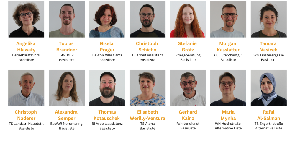 Jugend am Werk Betriebsrat Sozial:Raum